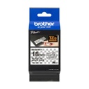 Brother Cinta Laminada Brother TZESE4 Texto Negro Sobre Fondo Blanco 18mm