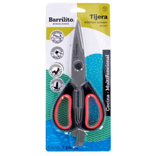 [BARRILITO_KS3197] Barrilito Tijera Barrilito Cocina-Multifuncional 8" (20 cm)