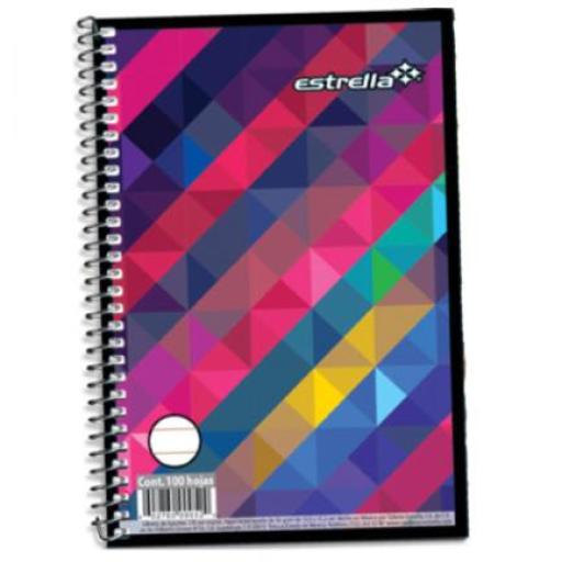 Estrella LIBRETA ESTRELLA 1/8 ESPIRAL RAYA 100 HJS