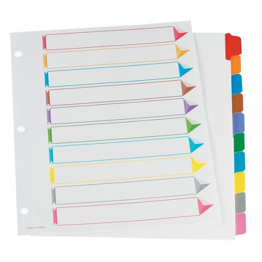 [ESSELTE_20-0100] Esselte SEPARADOR OMNI-DEX 10 DIVISIONES