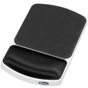 Fellowes Mouse Pad Fellowes con Descansa Muñecas de Gel Grafito