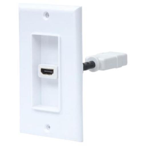 Intellinet Cople Intellinet HDMI con Faceplate 1 Puerto Color Blanco