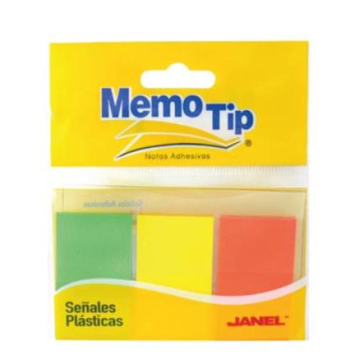 Janel Banderitas Plásticas Janel 2.54x4.3cm c/24 Bolsas