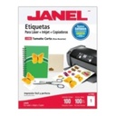 Janel ETIQUETA JANEL 109 LASER 216 X 279 100H C/100