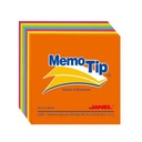 Janel PAPELETA JANEL MEMO TIP 54N 3X3 CUBO NEON C/400