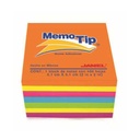 Janel NOTAS ADHESIVAS JANEL MEMO TIP MINI CUBO 2X2 NEON C/400