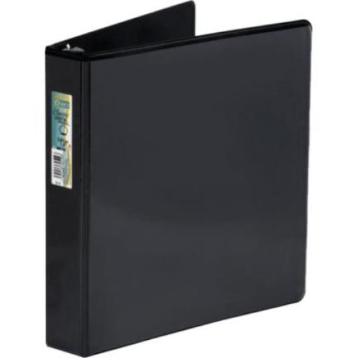 KINERA  CARPETA KINERA VINIL ARO "O" 1 1/2" NEGRA C/18