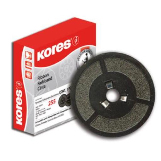 Kores CINTA P/CALCULADORA KORES NEGRO-ROJO 3.0CMS DIAMETRO