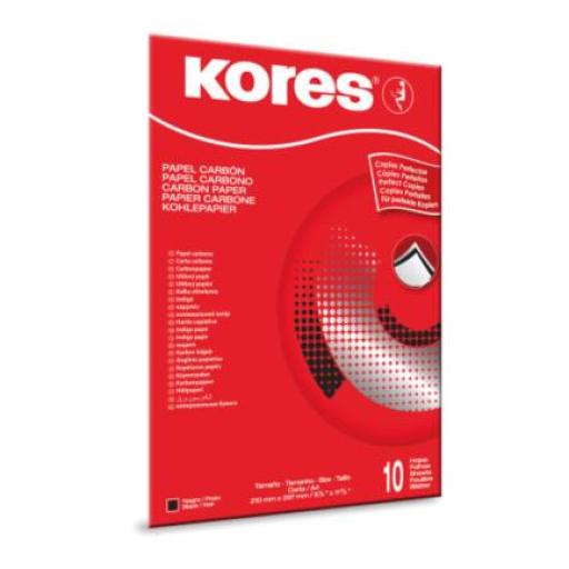 Kores PAPEL CARBON KORES TYPO A4 C/100 HOJAS