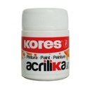 Kores PINTURA ACRILICA KORES 20 ML BLANCO C/12 BOTES