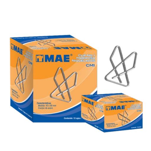 MAE CLIP MARIPOSA MAE NO.1 C/12 CAJAS