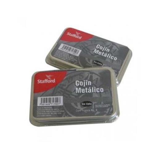 Stafford Cojin P/Sellos Stafford #0 Metalico S/Tinta 9X5.5 cms
