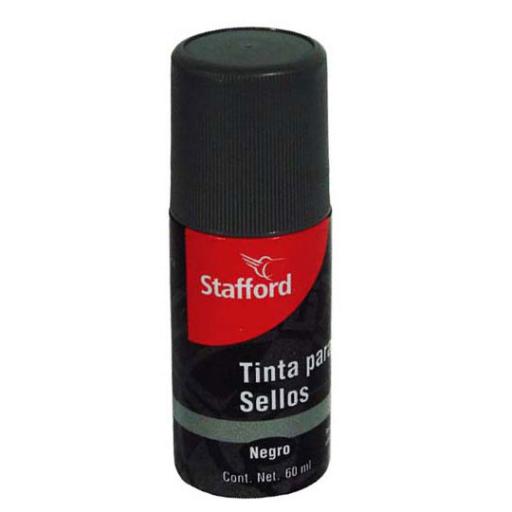 Stafford Tinta P/Sellos Stafford Roll-On Negro 60Ml