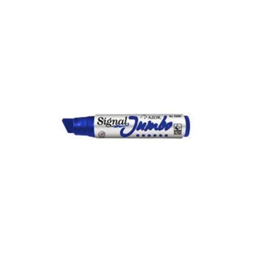 Signal Marcador Permanente Signal Jumbo Azul C/4 Pzas