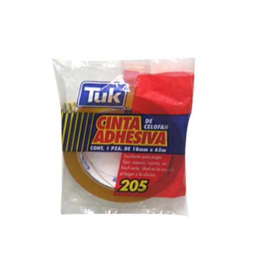 TUK CINTA TUK TRANSPARENTE 205 18X65 C/8