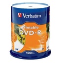 Verbatim DVD-R Verbatim 4.7GB 16X Blanco Ink Printable Spindle C/100