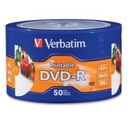 Verbatim DVD-R Verbatim 4.7GB 16X Blanco Spindle C/50