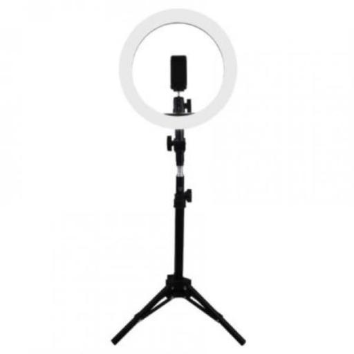 [VORAGO_LRG300] Vorago Aro de Luz Game Factor LGR300 26 cm Streaming Cálido y Frío Ajustable USB