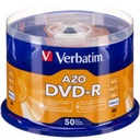 Verbatim DVD-R Verbatim AZO 4.7GB/120min 16X Tray VL Spindle C/50
