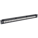 Tripp Lite Panel Conexiones Tripp Lite RJ45 Ethernet de Alimentación Cat6a 24 Puertos en 1U para Instalación en Rack