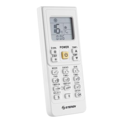 Steren Control Remoto Steren Universal para Aire Acondicionado Color Blanco