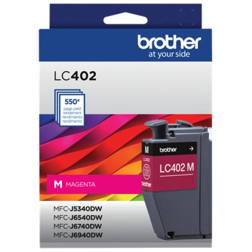 CARTUCHO BROTHER MAGENTA LC402M.