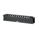 Panduit Organizador de Cables Horizontal PatchLink, Sencillo (Solo Frontal), Con Tapa Extendida, Para Rack de 19in, 2UR