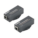 Panduit Kit de Extensor PoE/PoE+, Hasta 610 Metros (2000 ft) con Cable Cat5e o Cat6, 10/100Mbps, Incluye Transmisor, Receptor y Fuente de Alimentación 
