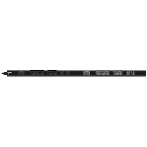 Panduit PDU Básico para Distribución de Energía, Enchufe de Entrada NEMA L6-30P, Con 20 Salidas C13 y 4 C19, de Instalación Vertical, 208 Vca, 30 Amp