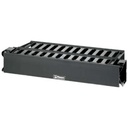 Panduit Organizador de Cables Horizontal PatchLink, Doble (Frontal y Posterior), Con Tapa Extendida, Para Rack de 19in, 2UR