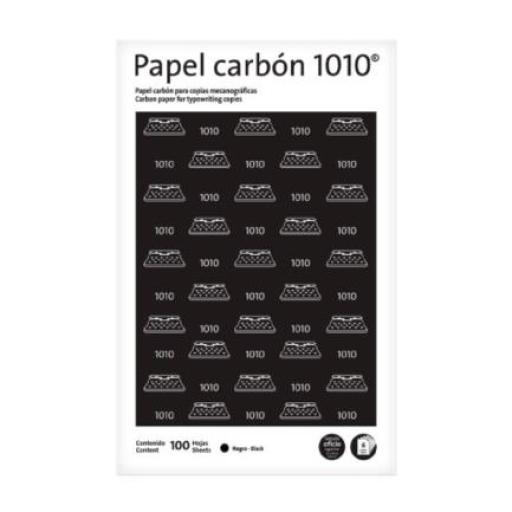 [PELIKAN_10101017] Pelikan Papel Carbon Pelikan 1010 Oficio Color Negro C/100 Hojas