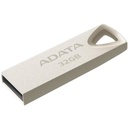 Memoria USB Adata UV210, 32GB, USB 2.0 Plata