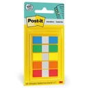3M Banderitas 3M Mini 5 Colores C/100 Hojas C/6