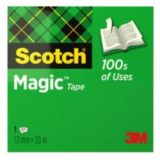 3M Cinta 3M Magica Adhesiva 810 0.12X33 Mts
