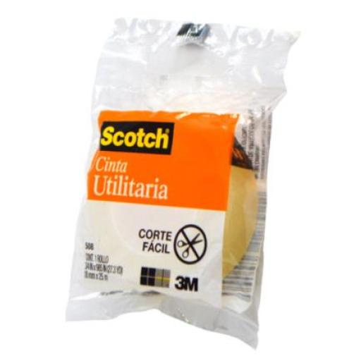 3M Cinta 3M Scotch 508 18mmx25mm Económica C/8 Piezas