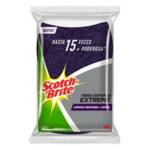 3M Fibra Esponja Extreme 3M Scotch Brite Chica 1 Pza