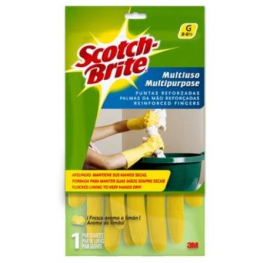 3M Guante Multiusos 3M Scotch Brite 8 - 8 1/2 Med/Gde 1 Pza