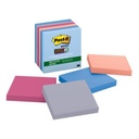 3M Notas Recicladas 3M Super Sticky 7.6x7.6cm Color Campiña Frutal 6 Blocks 65 Hojas c/u