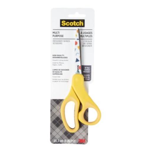 3M Tijera 3M Scotch 8" 1428-POB Multipropósitos con Diseños