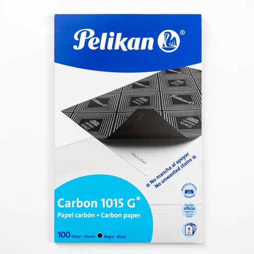 [PELIKAN_10150117] Pelikan Papel Carbon Pelikan 1015 G Oficio Negro C/100 Hojas