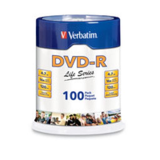Verbatim DVD-R Verbatim 4.7GB/120min 16X C/100