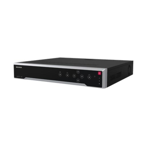 Hikvision Digital Technology NVR 12 Megapixel (4K) / 16 canales IP / 16 Puertos PoE / Soporta Cámaras con AcuSense / 4 Bahías de Disco Duro / Switch PoE / HDMI en 4K
