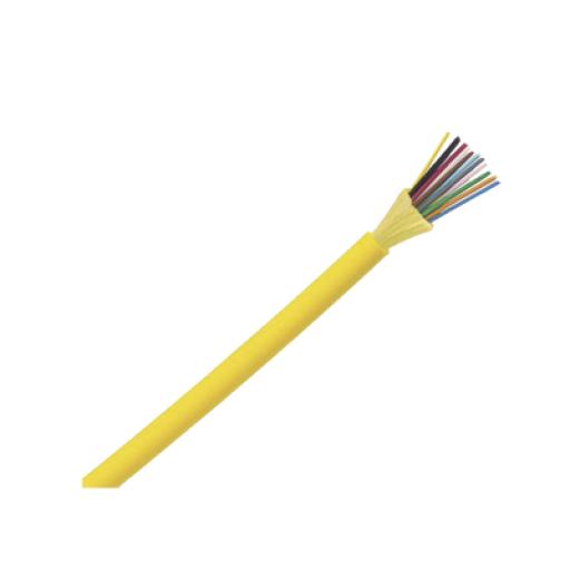 Panduit Cable de Fibra Óptica de 12 hilos, Monomodo OS2 9/125, Interior, Tight Buffer 900um, No Conductiva (Dieléctrica), LSZH, Precio Por Metro