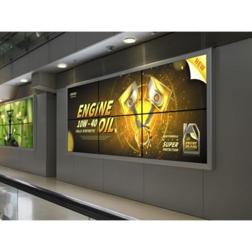 Hikvision Digital Technology Kit Videowall Comercial 3X2 / Incluye 6 Pantallas 55" / 2 Controladores de 2 Entradas HDMI / Base de Pared