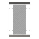 Hikvision Digital Technology Base PRINCIPAL para Torniquetes de la serie DS-K3B501 y DS-K3B601 / 1 Carril de 90 cms