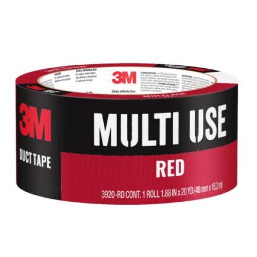 3M Cinta Sellaductos 3M Roja Multiusos Rollo 48mmx18.2m 1 Pza