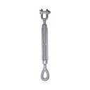 SYSCOM TOWERS Tensor de 1/2" x 12" Acero Forjado OJO-QUIJADA Galv. Inmersión en Caliente (Carga Max. 2200 lbs).