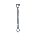 SYSCOM TOWERS Tensor de 1/2" x 9" Acero Forjado OJO-QUIJADA Galv. Inmersión en Caliente (Carga Max. 2200 lbs).
