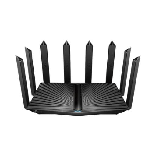 TPLINK Router WiFi 6 Triple Banda AX6600 MU-MIMO / 1 Puerto WAN/LAN 2.5 Gbps / 1 Puerto WAN/LAN 1Gbps / 3 Puertos LAN 1Gbps / 2 puerto USB 3.0 / OneMesh ™ / Adminitración App (Tether) o Página web / Protección HomeShield