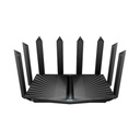 TPLINK Router WiFi 6 Triple Banda AX6600 MU-MIMO / 1 Puerto WAN/LAN 2.5 Gbps / 1 Puerto WAN/LAN 1Gbps / 3 Puertos LAN 1Gbps / 2 puerto USB 3.0 / OneMesh ™ / Adminitración App (Tether) o Página web / Protección HomeShield